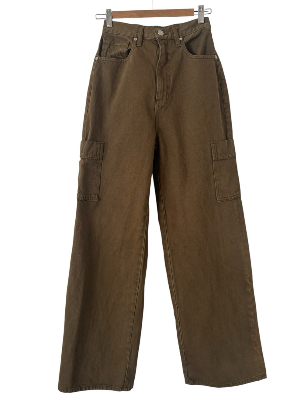 FRAME High Waist Baggy Pocket Wide Leg Jeans - Picture 2 of 4